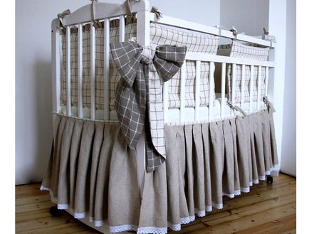 Hogyan kell varrni ágyneműt kezével - a méretek újszülöttek