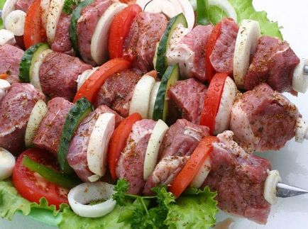 Cum să murăm kebab shish din carne de porc și de pui - top 10 retete