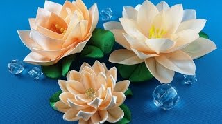 Kanzashi lotus master class