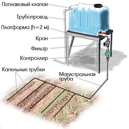 Irigarea picăturilor de seră cu propriile mâini, construirea portalului