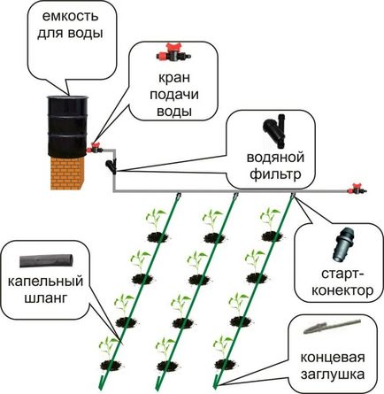 Крапельний полив теплиці своїми руками, будівельний портал