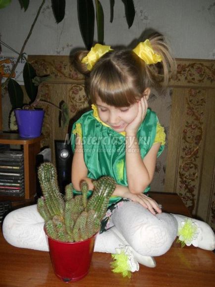 Costum - cactus - pentru fete