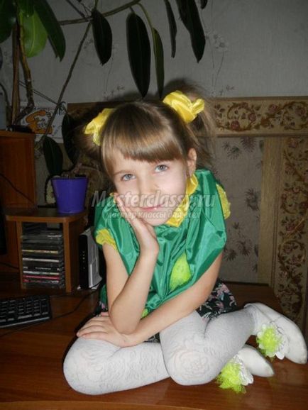 Costume - kaktusz - lányok (jelmez kaktusz kezét mester osztály) Costume - kaktusz - lányoknak