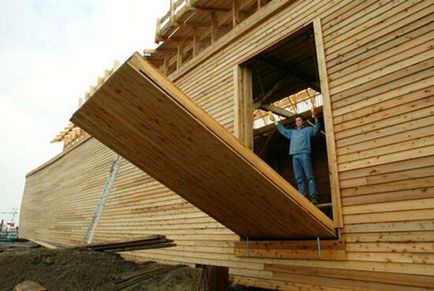 Fotografia de arcă, cabana de propriile mâini