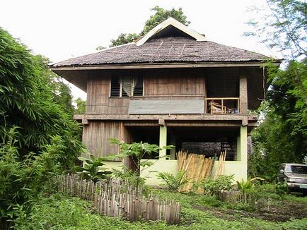 Case frumoase de paradis de bambus pe pământ (fotografie), casa de vis