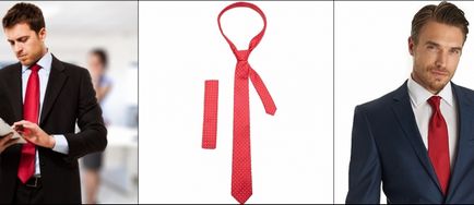 Червоний галстук є найбільш екстравагантним і неординарним серед чоловічих аксесуарів