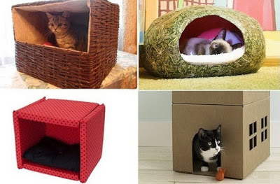 Креативні ідеї як зробити будиночок для кішки своїми руками