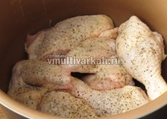 Csirke paradicsomszószt multivarka lépésről lépésre recept fotók, készen multivarka