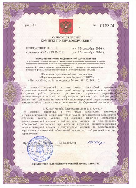 Ліцензії та сертифікати