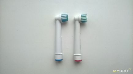 Kis áttekintést cserélhető fúvókák elektromos fogkefe (nem az eredeti)