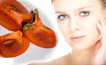 Masca de persimmons pentru lifting facial, retete acasa de riduri, cosuri, utilizarea de persimmons pentru