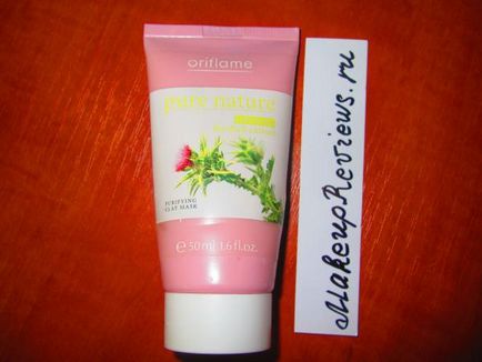 Маска oriflame pure nature з глиною burdock - чиста шкіра завдяки природі - відгуки про косметику