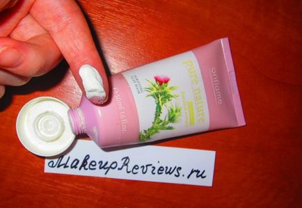 Maszk Oriflame tiszta természet agyaggal bojtorján - világos bőr természete miatt - az értékelés kozmetikumok (maszk) Maszk Oriflame tiszta természet agyaggal bojtorján - világos bőr természete miatt - a kozmetikai vélemények