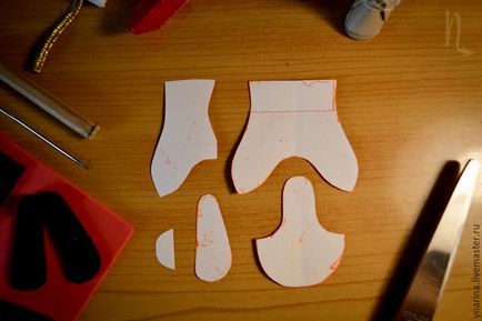 Productia de pantofi pentru pupae de masterat - târg de meșteșugari - manual, manual