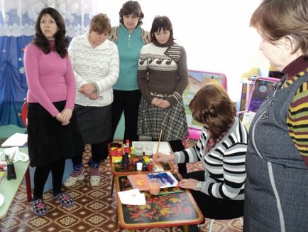 Master Class „Vicces tanulságok mágikus ecset” (megtanulják, hogy dolgozzon a természet)