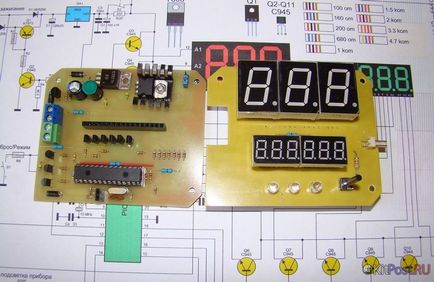 Vitezometru multifuncțional și contor de kilometraj (kilometraj) pe pic16f873a - auto & amp; moto - radio-bes