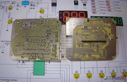 Vitezometru multifuncțional și contor de kilometraj (kilometraj) pe pic16f873a - auto & amp; moto - radio-bes