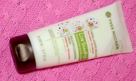 М'який крем для миття волосся yves rocher low shampoo