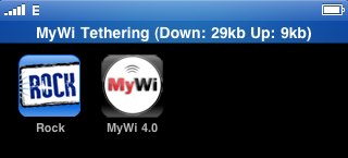 Mywi - iPhone ca un punct fierbinte pe ios 4
