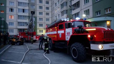 La chkalov la foc, omul a refuzat să părăsească apartamentul ars, dar a aruncat dintr-o fereastră o pisică