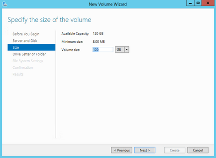 Configurarea depozitului iscsi în serverul Windows 2012