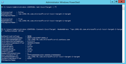 Configurarea depozitului iscsi în serverul Windows 2012