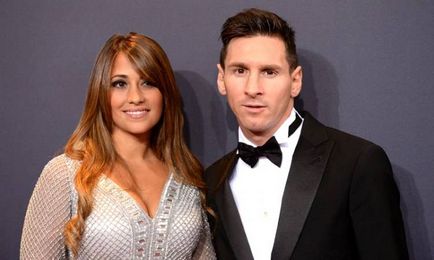 Mireasa lui Messi sa căsătorit într-o roșie