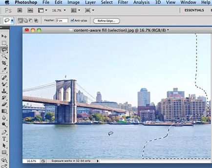 Новий інструмент в photoshop cs5 «заливка з урахуванням вмісту», уроки