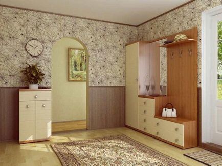 Wallpaper a folyosón a lakás Picture 2017. folyosón, design, ötletek, modern belső terekkel, divat, (előszoba) Wallpaper a folyosón a lakás Picture 2017. folyosón, design, ötletek, modern belső terekkel, divat,