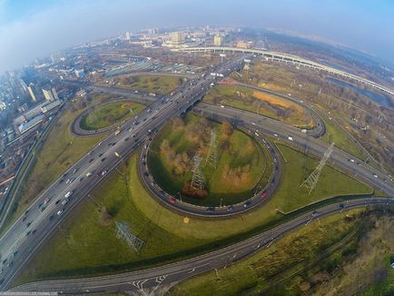 Оглядовий фоторепортаж будівництва нових розв'язок на МКАД - автокадабра