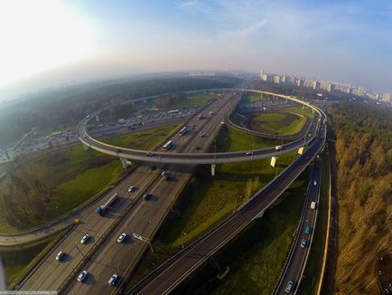 Оглядовий фоторепортаж будівництва нових розв'язок на МКАД - автокадабра