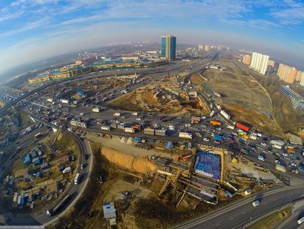 Оглядовий фоторепортаж будівництва нових розв'язок на МКАД - автокадабра