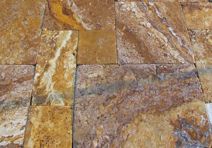 Principalele tipuri de tratamente de suprafață travertin - o rețea de piatră misterstone din piatră naturală