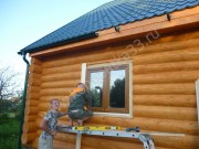 Finisarea cabinelor din lemn din padurea meshchera