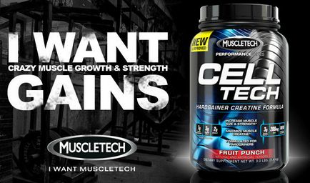 Recenzii despre performanțele tehnologiei cell-tech muscletech