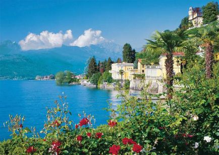 Lake Maggiore határán Svájcban és Olaszországban nyaralás, látnivalók, öröklakás