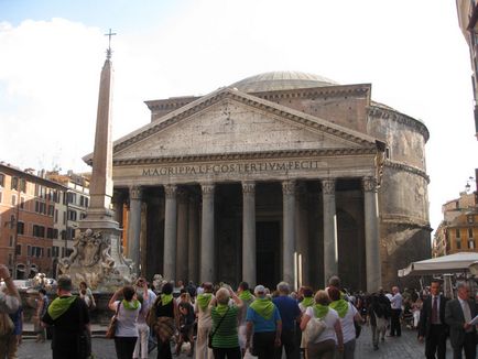 Római Pantheon - a templom az istenek a rotunda terület