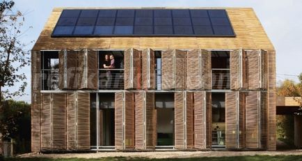 Casa pasivă dezvăluie secretele de conservare a energiei - construcția de case pe cadre pe bază de cheie