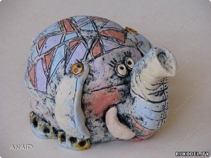 Handmade - un elefant - dintr-un aluat sărat, cu mâinile tale