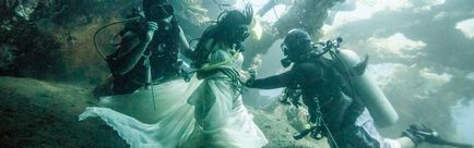 Підводна весільна фотосесія з рубрики весільна фотосесія - свадьбаліст все про весілля!
