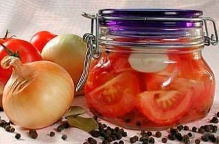 Tomate felii cu usturoi pentru iarnă cum să gătească în mod corespunzător