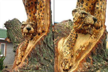 Вражаючі дерев'яні скульптури николая Гліба
