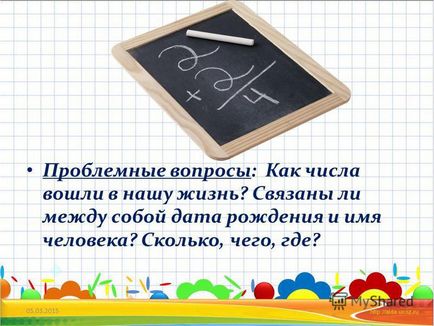 Prezentare pe proiectul de matematică - numerele din jurul nostru -