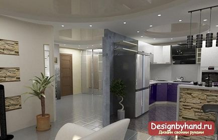 Sala de intrare - fotografie și design de bucătărie