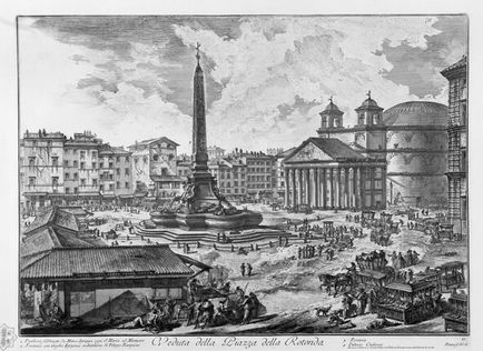 Piazza della Rotunda - pătratul din fața panteonului