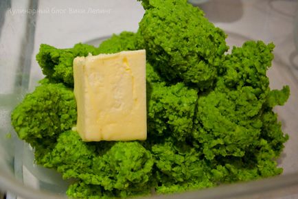 Puree din mazare verde cu menta, reteta cu fotografie