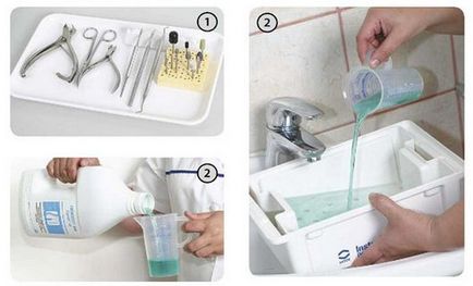 Soluție de dezinfectare pentru unelte de manichiură - răspunsuri și sfaturi