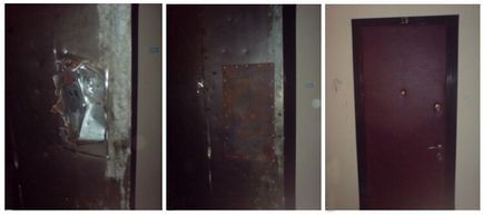 Restaurarea ușilor cu intrare metalică și interior cu mâinile lor