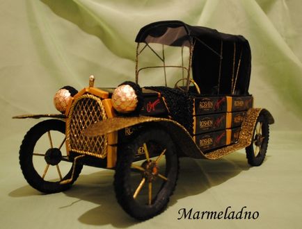 Vehicule retro din ciocolată