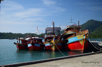 Рибальське село банг бао на острові до Чанг